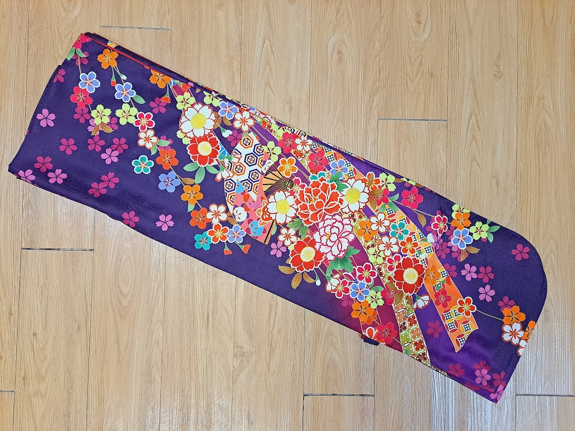 S51　青紫花扇